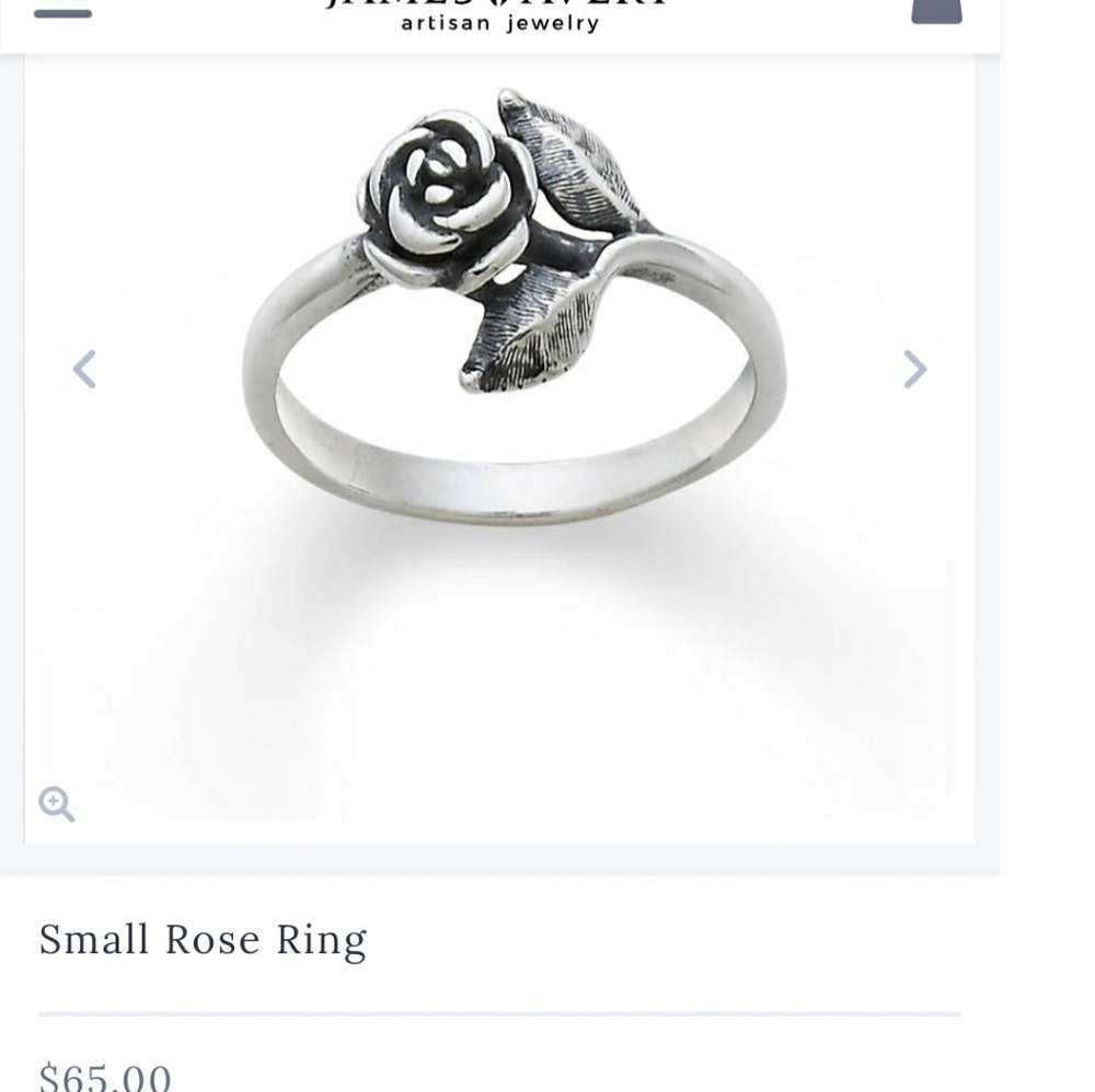 James Avery Small Rose Ring size 9?